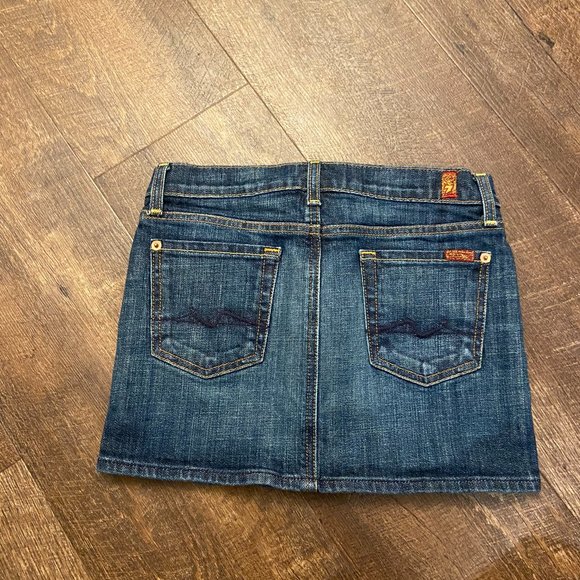 7 For All Mankind Girls' Miniskirt - Size 12 - Picture 3 of 6